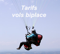 Tarifs Biplace