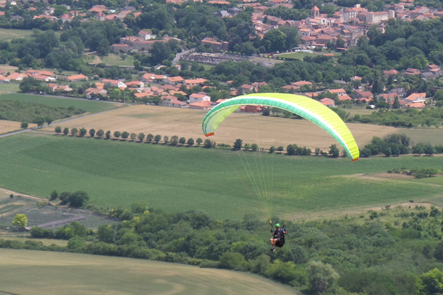 parapente mantor 4 flying puy de dome plauzat saint sandoux