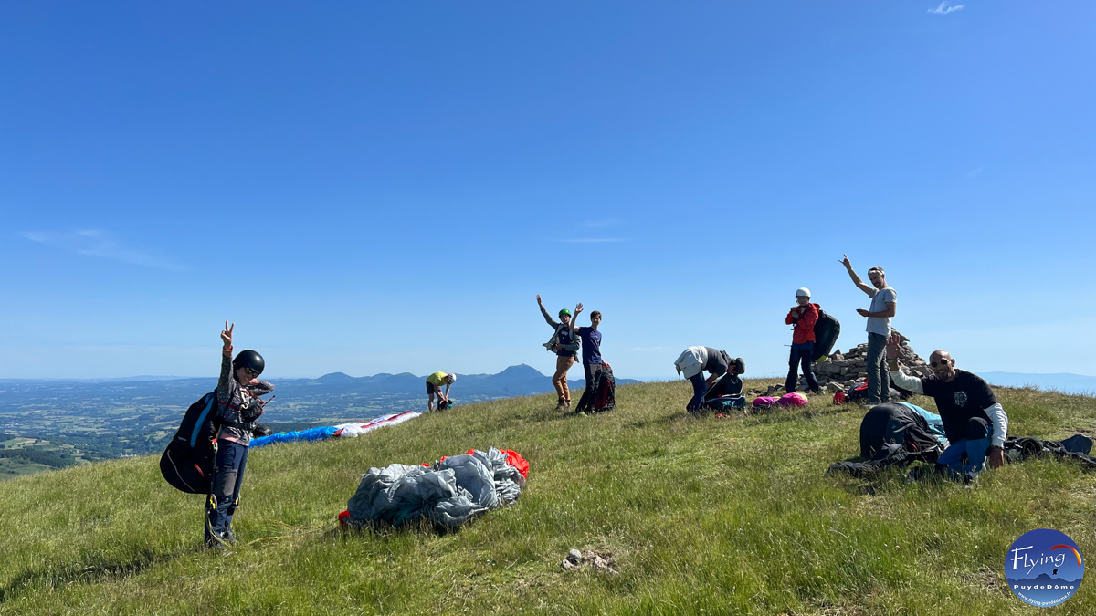La joie de voler en parapente