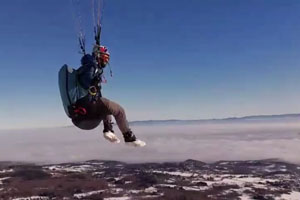 Decollage Puy de Dôme en parapente