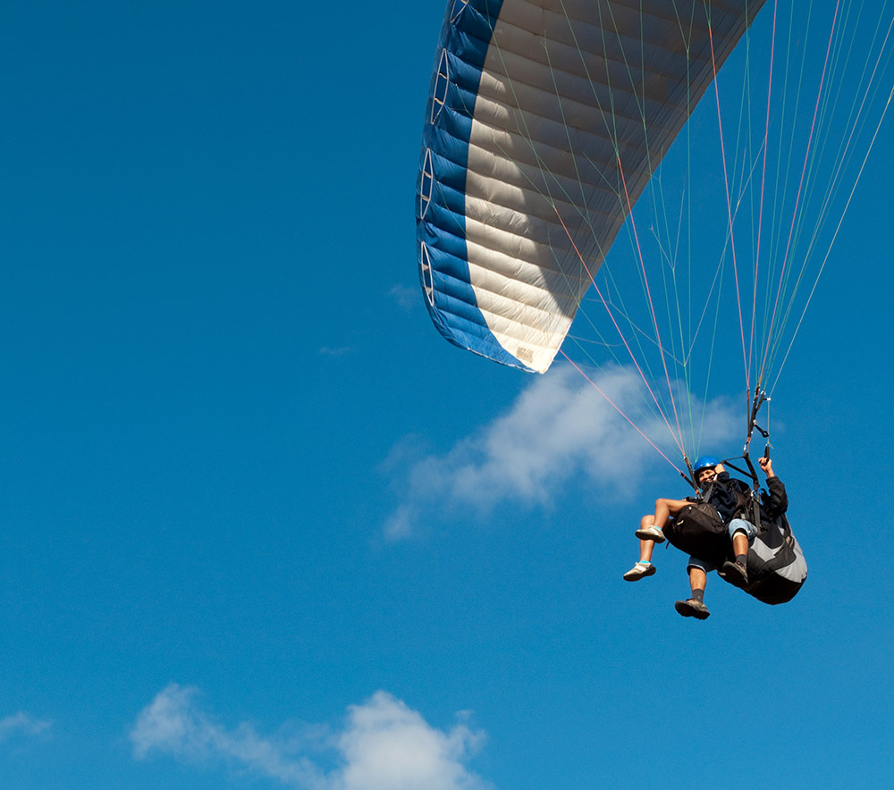 parapente biplace vol