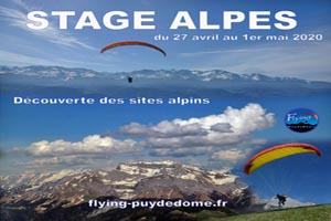 Stage Voyage parapente Alpes 2020
