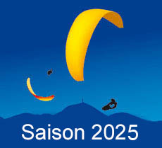 Saison 2025 Vols biplaces toute l’année ! Stages à partir du 24 mars jusqu’au 9 novembre 2025 !