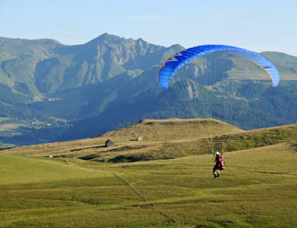 Pente ecole parapente auvergne