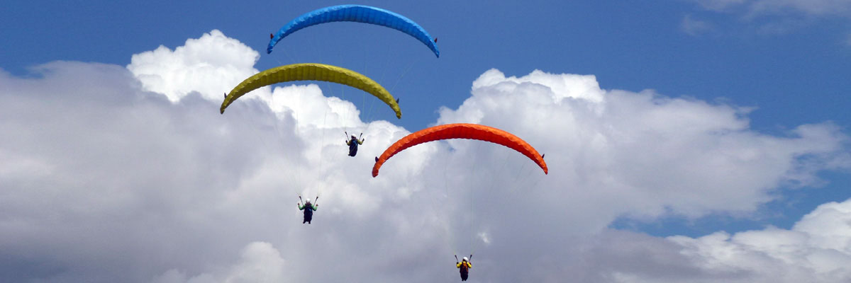 Meteo parapente Auvergne en vol