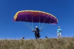 Flying Puy De Dome Ecole Parapente Decollage Eleve Stage Advance Alpha 5