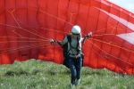 Flying Puy De Dome Ecole Parapente Gonflage Nova Ion Eleve Stage