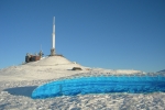 Flying Puy De Dome Parapente Neige Ouest